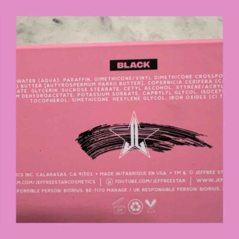 NIB Jeffree Star Approved F*ck Proof Mascara In Black